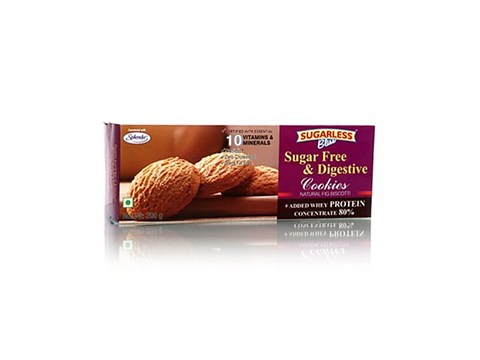 Sugarless Bliss Sugar Free & Digestive Cookies - Natural Fig, 200 g