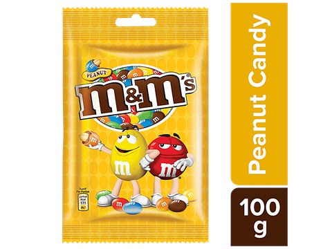 M&Ms Milk Chocolate Candy - Peanut, 100 g