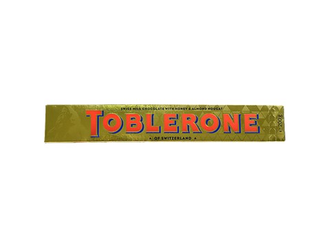 Toblerone Swiss Milk Chocolate With Honey & Almond Nougat Bar, 200 g