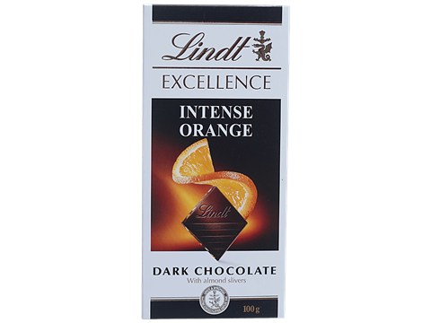 Lindt Intense Orange Chocolate Masterpiece, 100 g