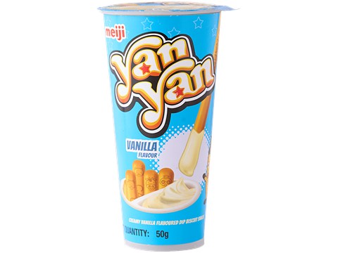 Yan Yan  Dip Stick Snack - Milky Vanilla Cream, 50 g