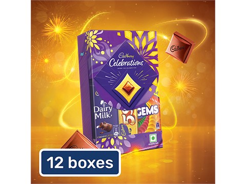 Cadbury Celebrations Assorted Chocolate Gift Pack, 12x54.88 g