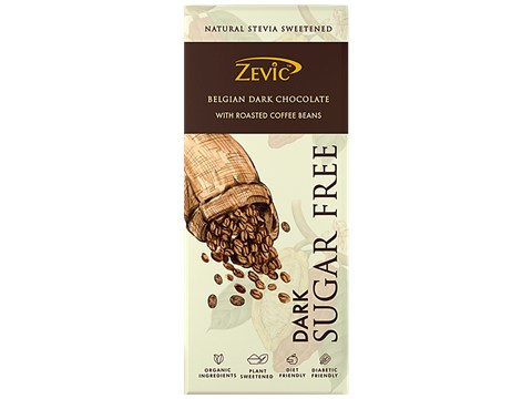 Zevic Premium Gourmet Coffee With Stevia - Chocolate, 40 g