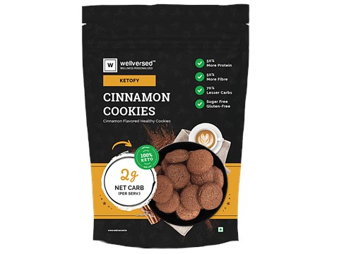 Ketofy  Cinnamon Keto Cookies, 400 g