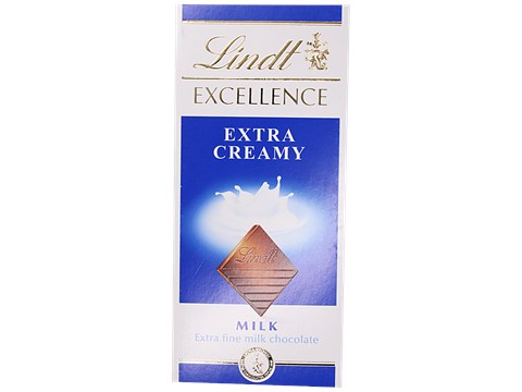 Lindt Excellence Milk Chocolate - Extra Creamy, 100 g