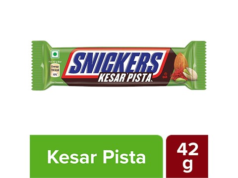 Snickers Kesar Pista Chocolate Bar, 42 g
