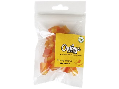 Orileys Pillow Candy In Aamras Flavour - Natural Colours & No Added Preservatives, 75 g