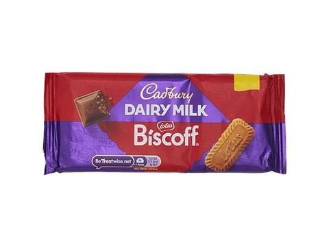 Cadbury Biscoff Dairy Milk Chocolate, 95 g