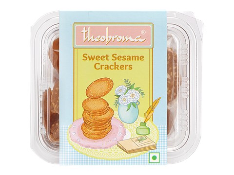 Theobroma Sweet Sesame Crackers, 100 g