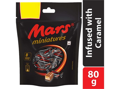 Mars  Miniatures - Caramel Chocolate Pack, 80 g