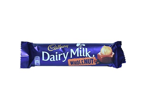 Cadbury Dairy Milk - Whole Nut, Imported, Rich Classic Taste, 45 g