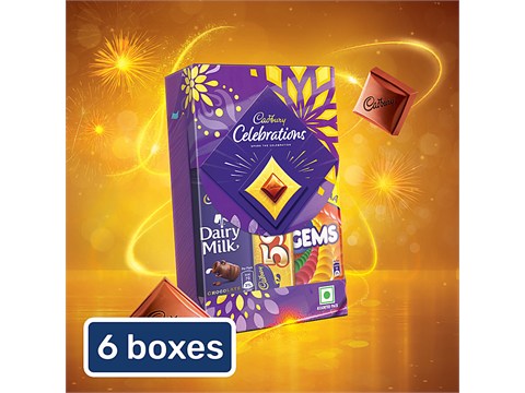 Cadbury Celebrations Assorted Chocolate Gift Pack, 6x54.88 g
