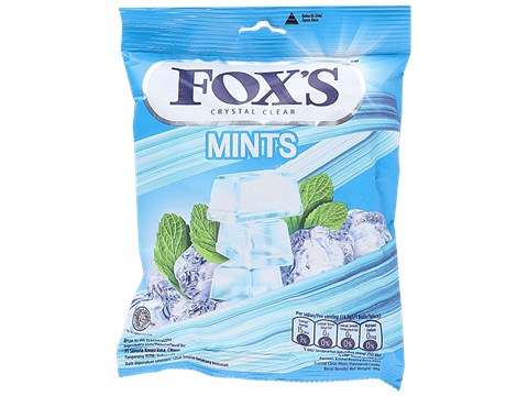 Fox'S Crystal Clear Candy - Mint Flavour, 90 g