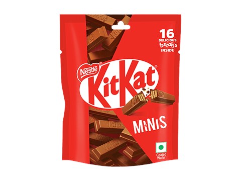 Nestle KitKat Minis Choco Coated Wafer Bars, 118.4 g