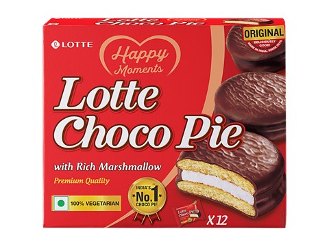 Lotte Choco Pie - Original, With Rich Marshmallow, 28 g