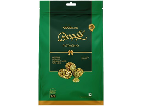Barquillo Pistachio Chocolate, 100 g