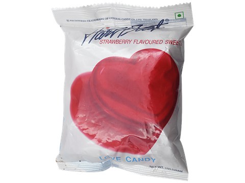 Hart Beat Sweets Love Candy - Strawberry Flavoured, 150 g