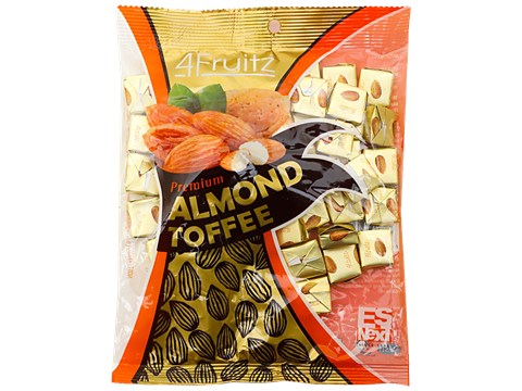 4Fruitz Premium Toffee - Almond, 200 g