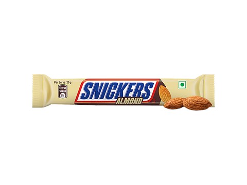Snickers Almond Filled Chocolate Bar, 22 g