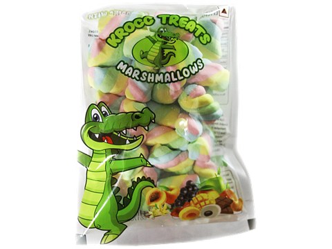 Krocc Treats Short Legs Marshmallows - Twist, Soft, Fluffy, 100 g