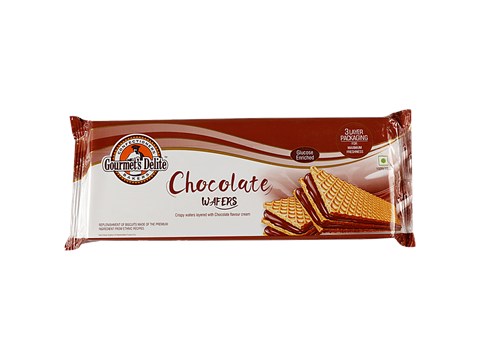 Gourmets Delite  Gourmets Delite  Wafers - Chocolate 75 gm Pouch, 75 g