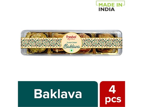 fresho! Signature Turkish Baklava, 4 pcs