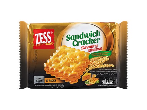 Zess Savoury Cheese Sandwich Cracker, 180 g