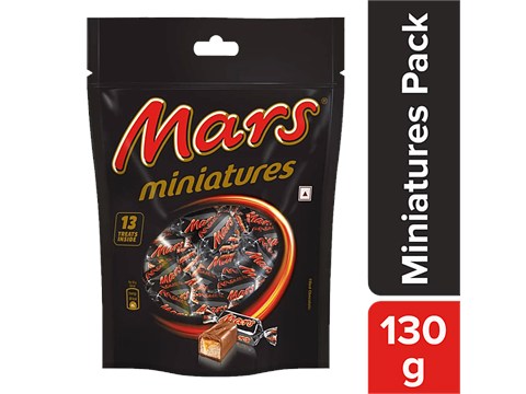 Mars  Miniatures Chocolate - Nougat & Caramel, 130 g