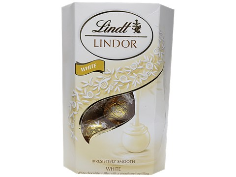 Lindt Lindor White Chocolate - Smooth, Creamy, Rich Flavour, 200 g