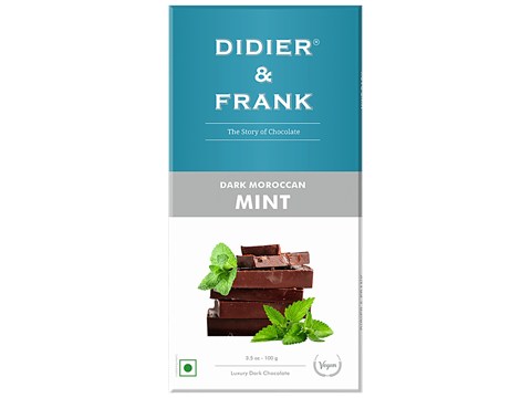 Didier & Frank  Dark Moroccan Mint Chocolate, 100 g