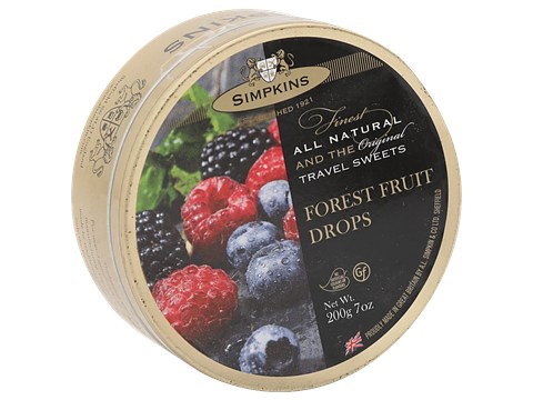 Simpkins  Travel Sweets - Forest Fruit, Contains Added Flavour, 200 g