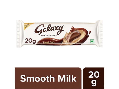 Galaxy Smooth Milk Chocolate Bar, 20 g