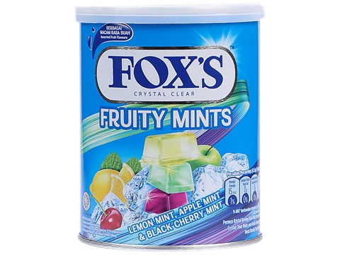 Fox'S Crystal Clear Candy - Mint Flavored, 180 g