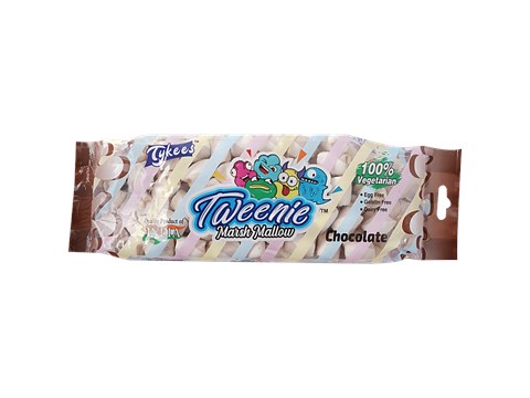 Tykees Tweenie Marshmallow - Chocolate, 120 g
