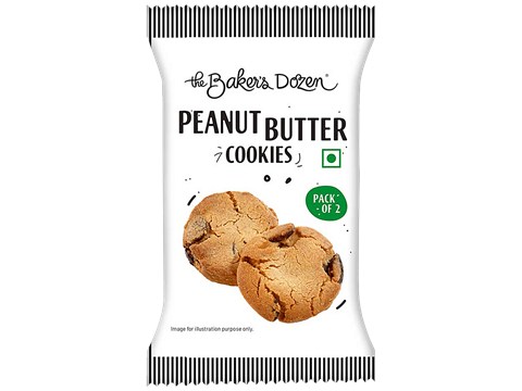 The Baker's Dozen Peanut Butter Cookies, 18 g