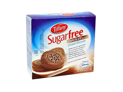 Tiffany Sugar Free Cream Biscuits - Chocolate Flavor, 162 g