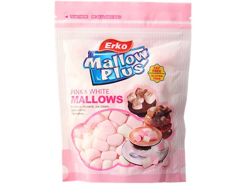 Erko Mallow Plus Pink & White Mallows, 100 g
