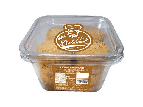 Mr Bakewell Premium Jeera Cookies - Made With Refined Wheat Flour, Tea Time Snack, 200 g