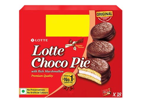 Lotte Choco Pie - Original, With Rich Marshmallow, 23 g