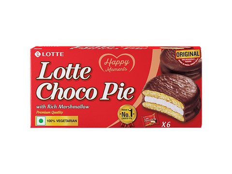 Lotte Choco Pie - Original, With Rich Marshmallow, 28 g