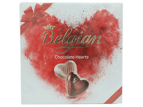 The Belgian Chocolate - Hearts, 200 g
