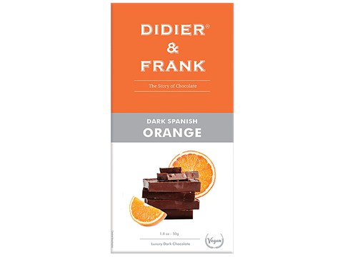 Didier & Frank  Spanish Orange Dark Chocolate - Rich Taste & Flavour, 50 g