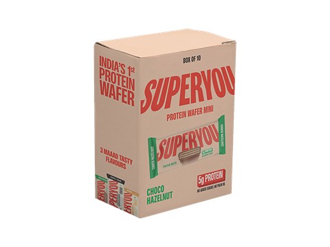 Superyou Choco Hazelnut 5g Protein Wafer Mini, 20 g