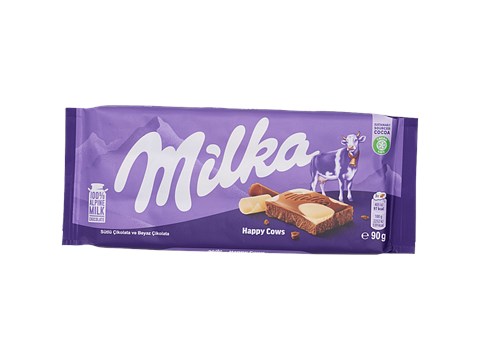 Milka Happy Cows Chocolate, 90 g