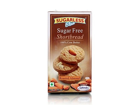 Sugarless Bliss Shortbread - Roasted Almond, Sugar Free, 100 g