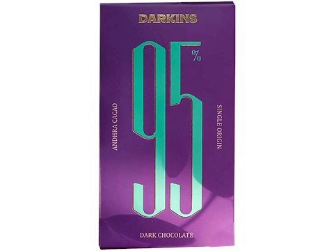 Darkins 95% Artisanal Dark Chocolate - Andhra Pradesh Single Origin, 65 g