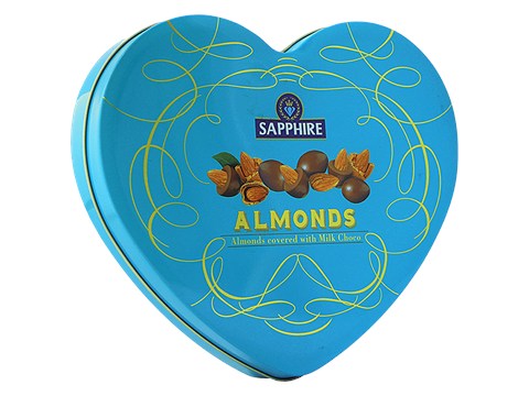 Sapphire  Almond Covered With Milk Choco, 160 g