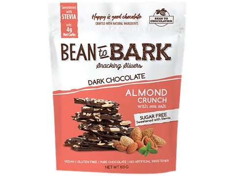 Bean to Bark Sugarfree Almond Crunch, 100 g