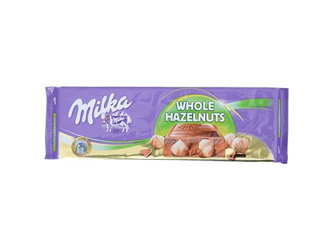 Milka Whole Hazelnuts Delicate Milk Chocolate, 270 g