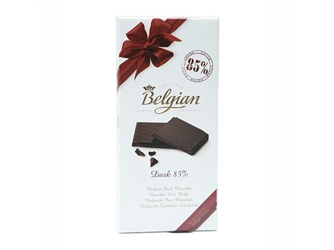 The Belgian Dark Chocolate Bar - 85% Cocoa, 100 g
